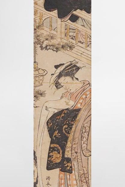 Tori Kiyonaga: Parodie auf Akt VII von Chushingur – Japan, 18. Jahrhundert
