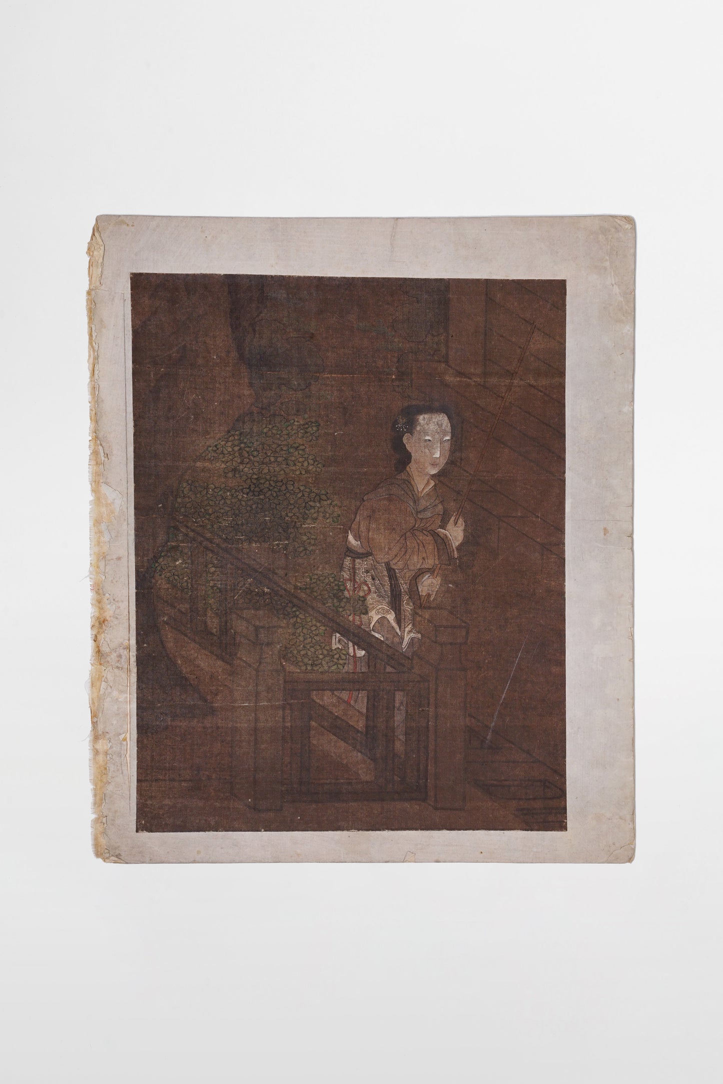 Gemälde einer Gerichtsszene auf Seide – Japan, Edo-Zeit (17.–19. Jahrhundert)