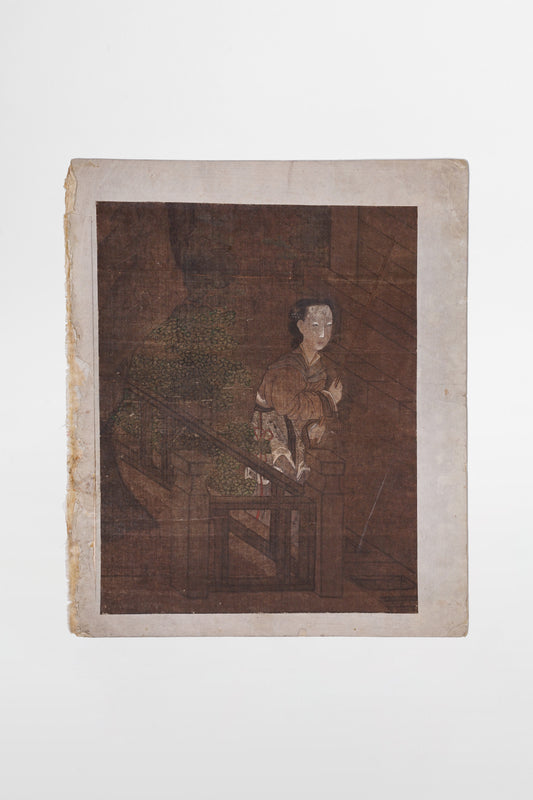 Gemälde einer Gerichtsszene auf Seide – Japan, Edo-Zeit (17.–19. Jahrhundert)