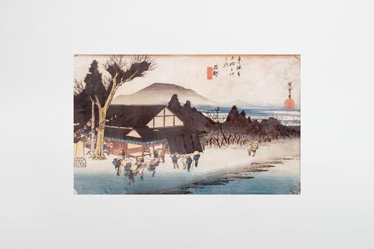 Utagawa Hiroshige: Ishibe (Megawa Sato) – Japan, ca. 1840