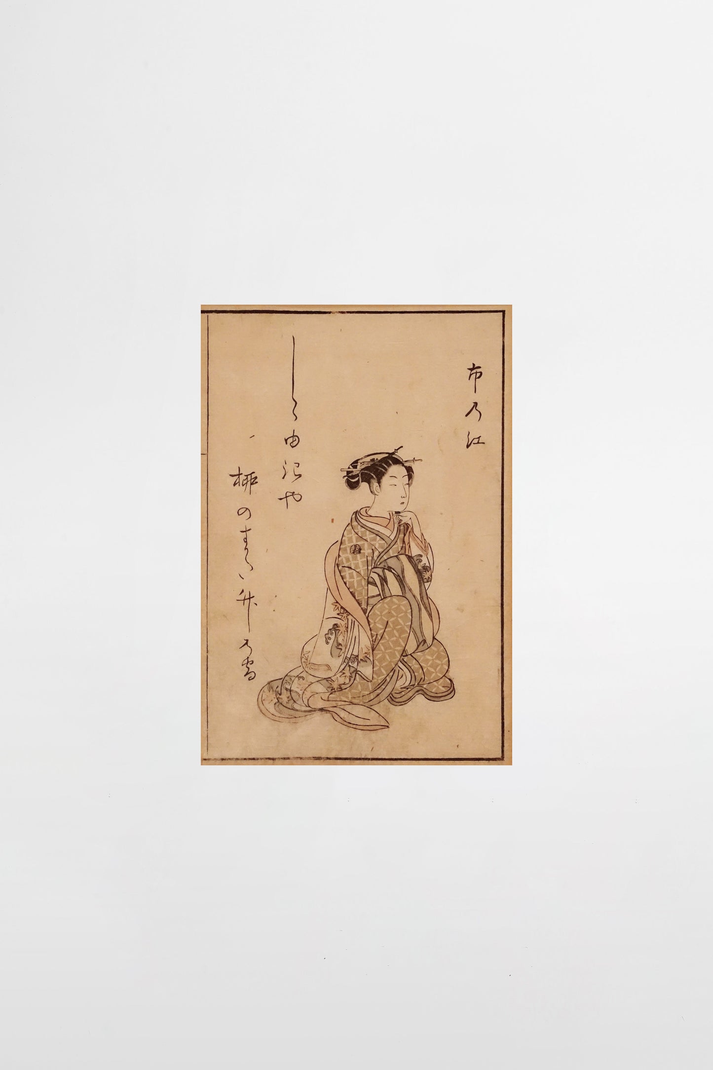 Suzuki Hanurobu: Geisha – Japan, spätes 18. Jahrhundert