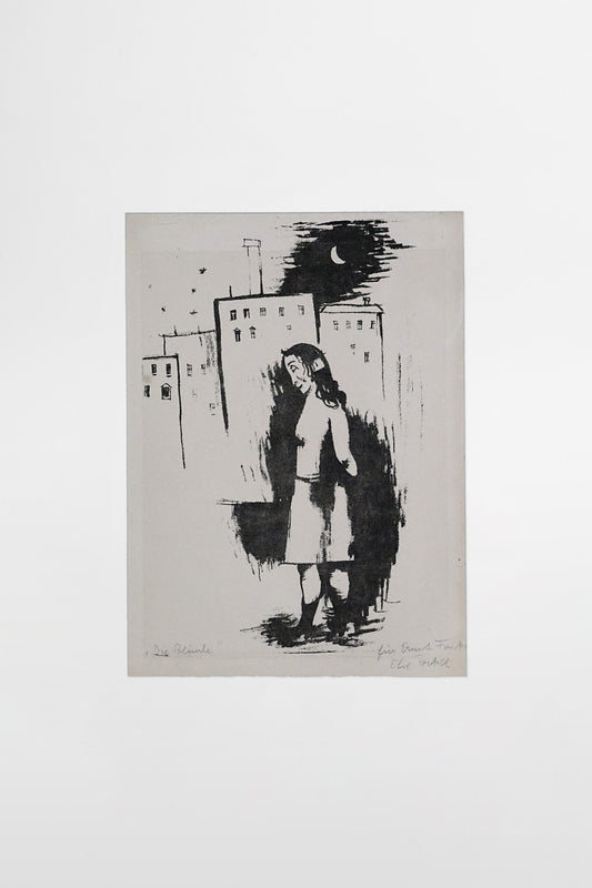 Karl Hofer: Die Blinde – Deutschland, 1920er Jahre