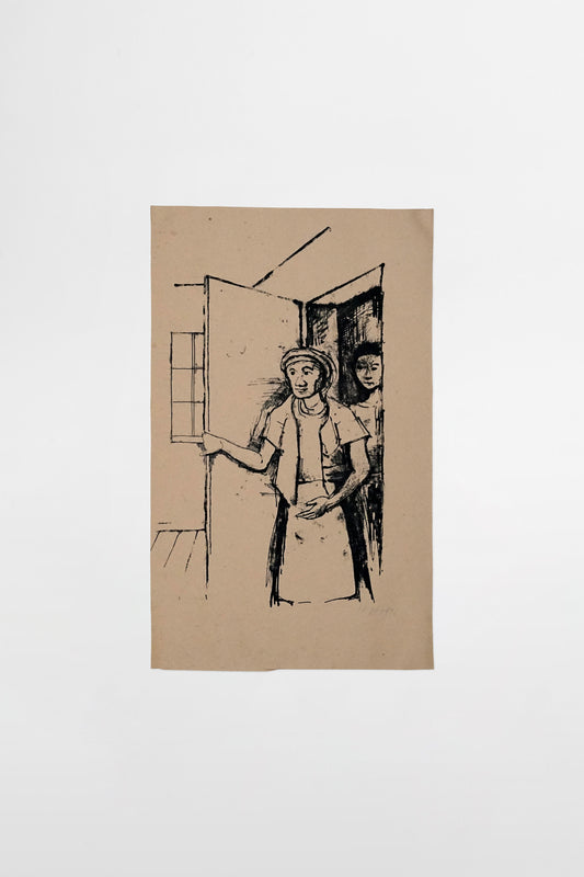 Karl Hofer: Unter der Türe – Deutschland, ca. 1923