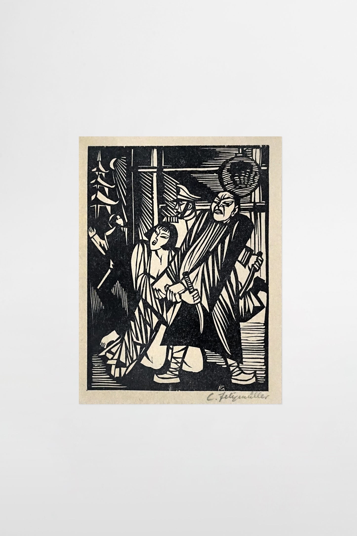 Conrad Felixmüller, Holzschnitt – Deutschland, Ende der 1940er Jahre