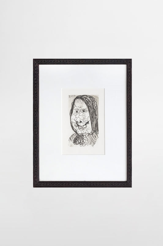 Pablo Picasso: La vieille dame de Mougin – France, 1964